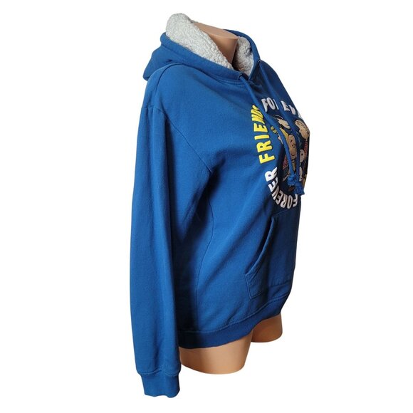 Peanuts Forever Friends Blue Hoodie S - Picture 8 of 11